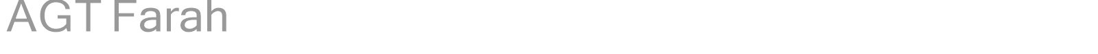 AGT Farah font preview